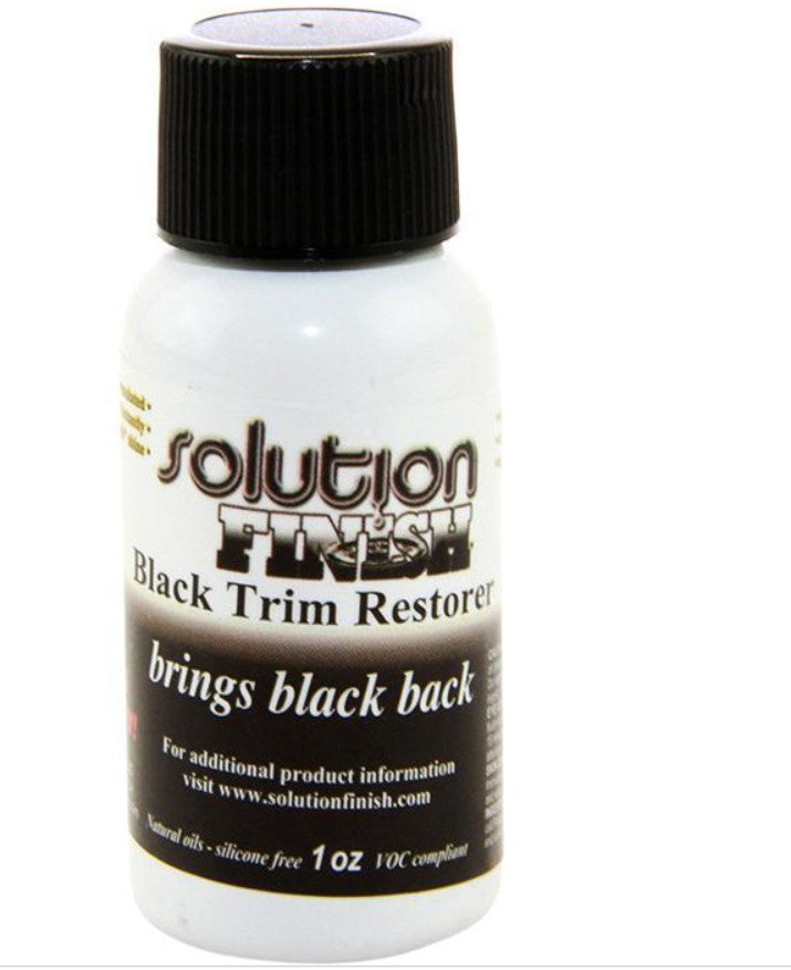 Solution Finish Trim Restorer - 12 oz Black