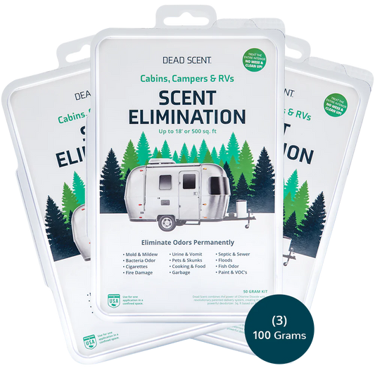 Dead Scent Professional Strength One Treatment for Cabin, Camper or RV Odor Eliminator-up to 42'