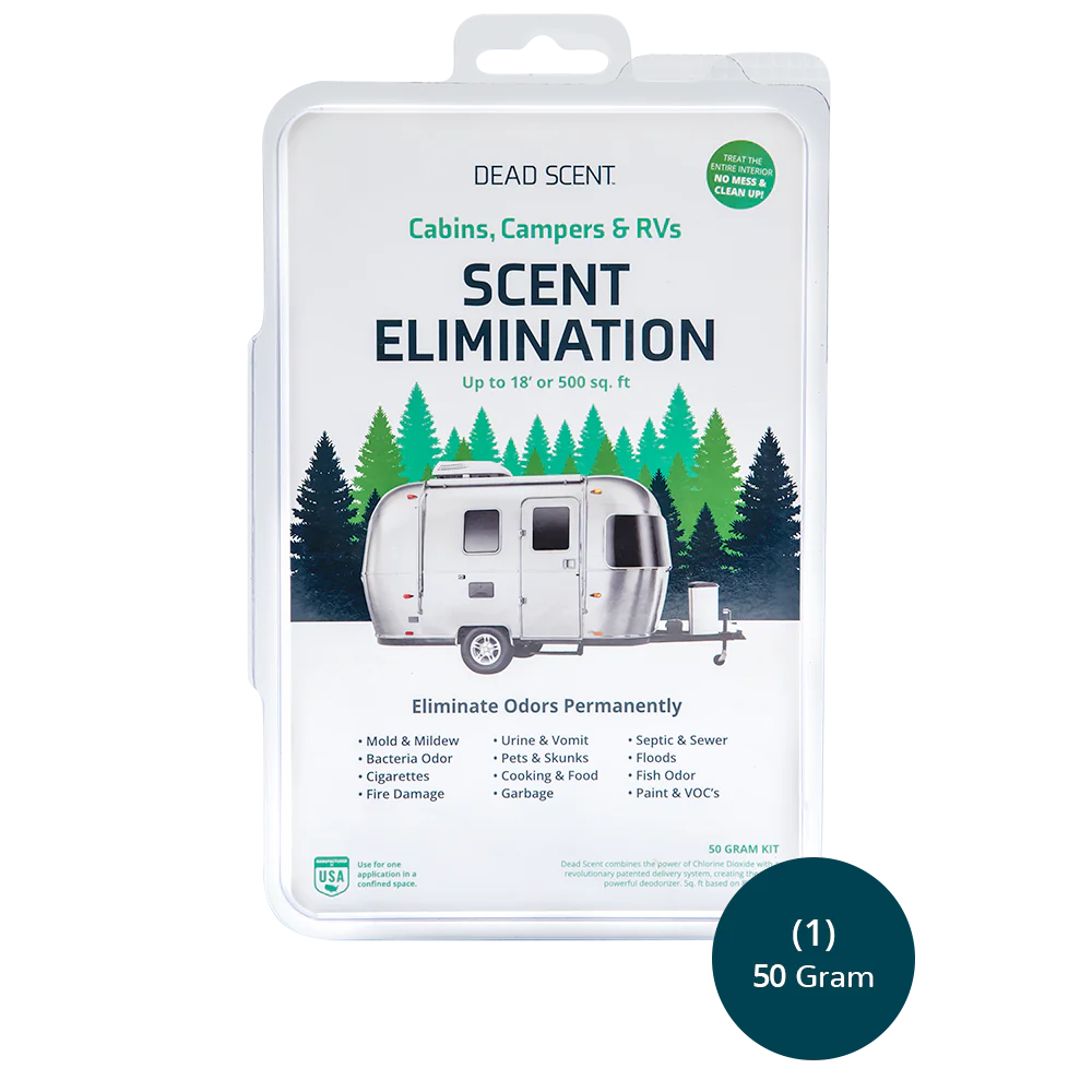 Dead Scent Cabin, Camper or RV Odor Eliminator-Up to 22' and routine odors