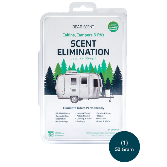 Dead Scent Cabin, Camper or RV Odor Eliminator-Up to 22' and routine odors