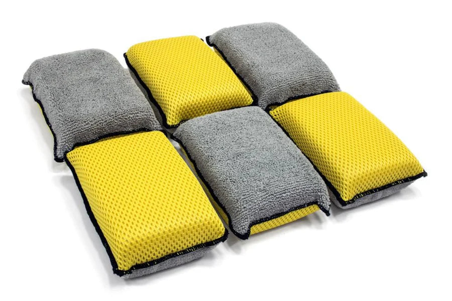 [Block Scrubber] Upholstery and Leather Microfiber Scrubbing Sponge (6 pack)
