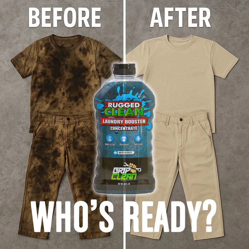 Rugged Clean Laundry Booster – Laundry Stain Remover for Work Clothes